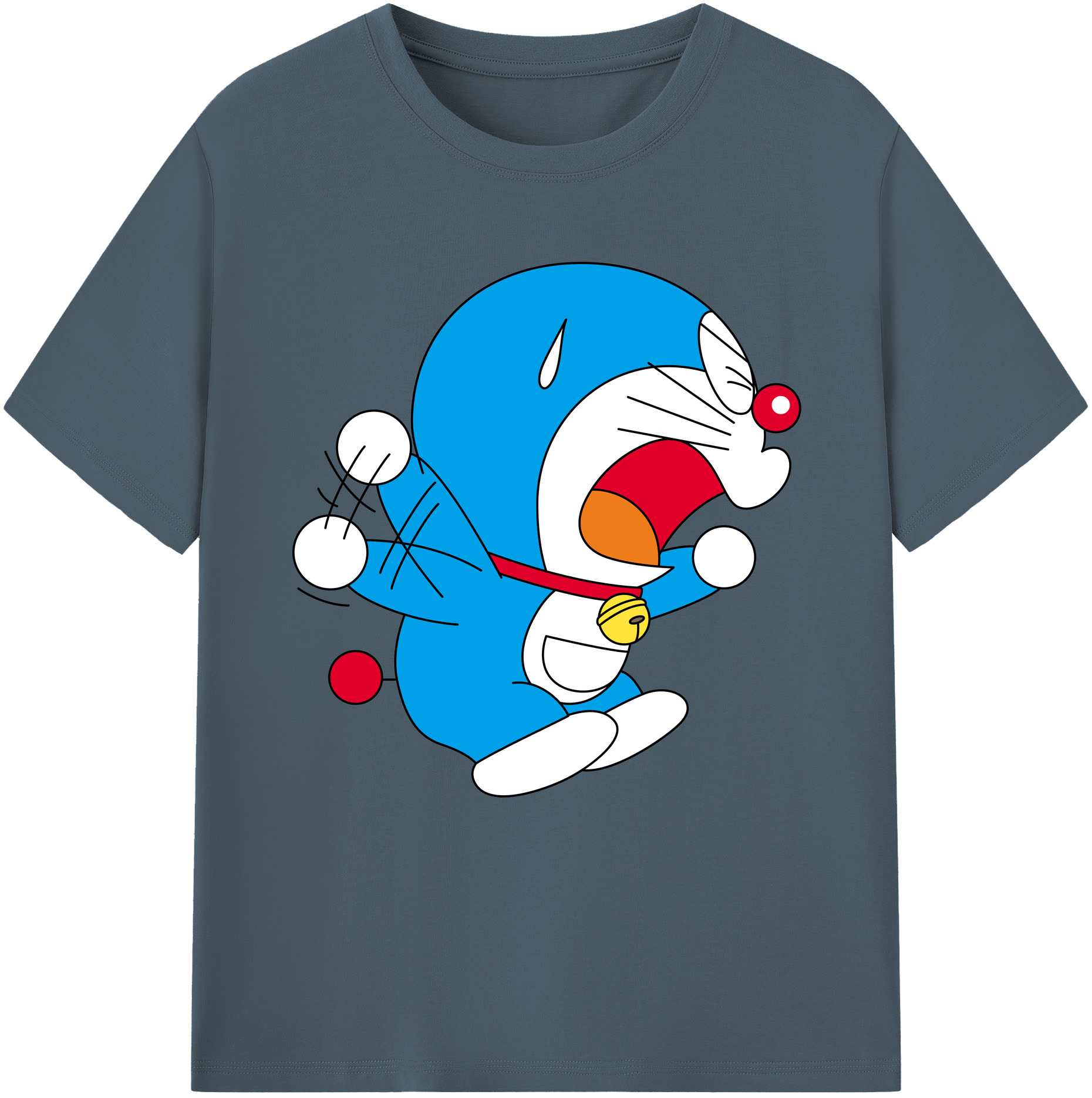 （画像用） ドラえもん Doraemon 綿100％半袖Tシャツ（フロントプリント）